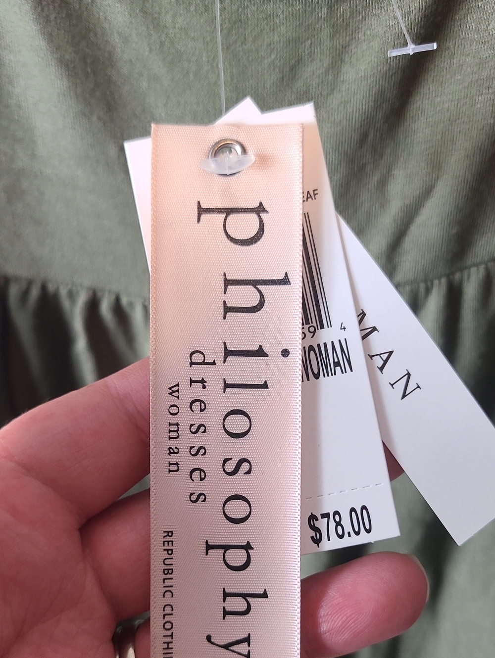 Philosophy tiered mini dress New With Tag Size 2x - Picture 4 of 6